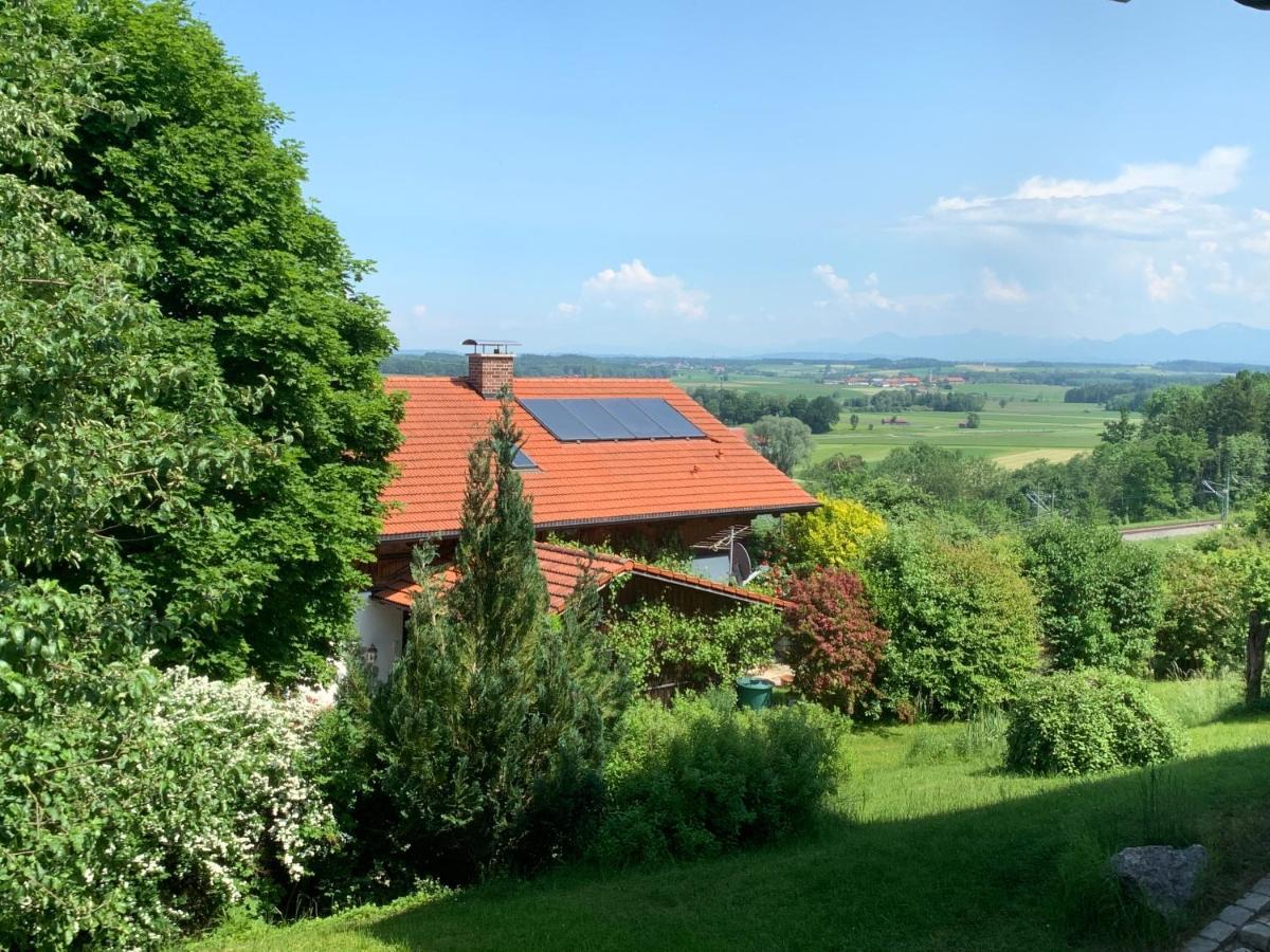 Assling Alpenblick Nahe Muenchen Mit Outdoor Whirlpool - 21 Min Von Muenchen Mit Zug מראה חיצוני תמונה