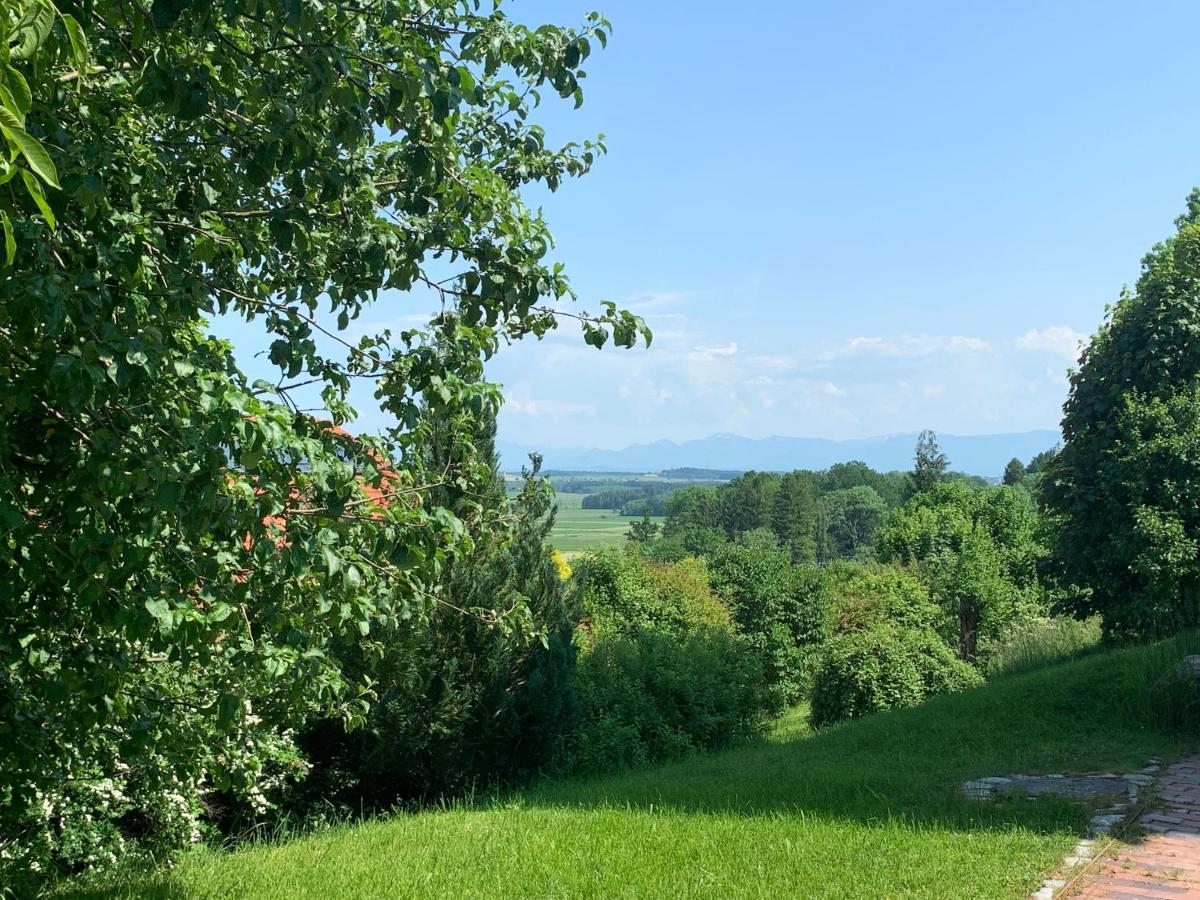 Assling Alpenblick Nahe Muenchen Mit Outdoor Whirlpool - 21 Min Von Muenchen Mit Zug מראה חיצוני תמונה