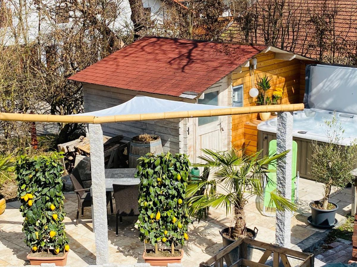 Assling Alpenblick Nahe Muenchen Mit Outdoor Whirlpool - 21 Min Von Muenchen Mit Zug מראה חיצוני תמונה